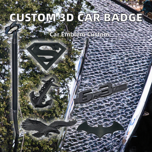 Emblema 3D ABS para Auto, Insignia Personalizada Autoadhesiva, Calcomanía con Logotipo para Parrilla, Adhesivo Decorativo para Carrocería - Product Image 2