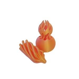 Jouet à charnière imprimé en 3D, écologique, anti-stress, en forme de gourde, spirale, couleur et taille personnalisables, jeu tourbillon bicolore - Product Image 4