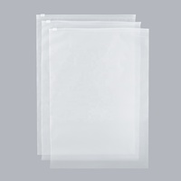 Sac à fermeture à glissière en plastique givré mat imprimé RTS pour vêtement t-shirt maillots de bain vêtements et chaussures