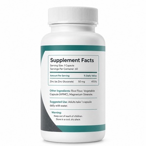 Capsules de zinc de qualité supérieure pour améliorer l'immunité, complément alimentaire pour adultes, 99 % pur, certifié GMP HACCP QS ISO, capacité de flacon personnalisable, le meilleur - Product Image 6