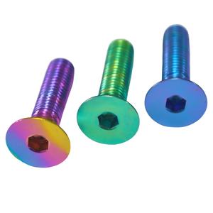 ओम रंगीन टाइटेनियम बोल्ट, एनोडाइज्ड रंग टाइटेनियम मिश्र धातु फास्टनर टाइटेनियम बोल्ट - Product Image 2