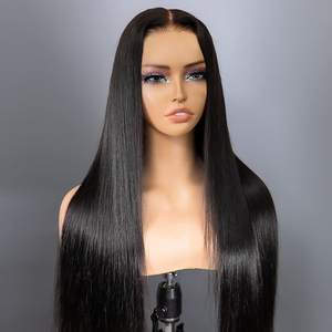 Peluca Frontal de Encaje 13*4 de Cabello Humano Indio <span class=keywords><strong>en</strong></span> Bruto al por Mayor Nuocheng con 180% de Densidad, Lacia Natural, Sin Pegamento - Product Image 1