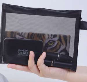 Bolsa de Maquillaje de Malla Premium, Organizador de Viaje, Bolsa de Aseo Portátil, Mini Bolsa de Cosméticos Transparente - Product Image 4