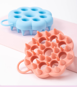 Silicone Hair Washing Care <b>Scalp</b> Massager Silicone <b>Scalp</b> Scrubber Hair Shampoo Massage <b>Brush</b> New Business Ideas - Product Image 2