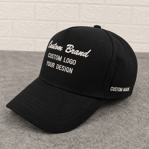 Casquette en coton à 6 panneaux avec patch logo pour tenues d'hiver – Vente en gros - Product Image 1