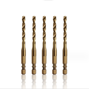 Juego de brocas helicoidales HSS con vástago hexagonal doble R, totalmente rectificadas, para perforación de metal en PVC, en blíster doble - Product Image 5