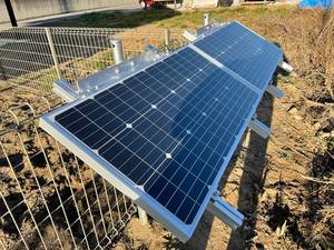 Caméra de sécurité à <span class=keywords><strong>panneau</strong></span> solaire à utilisation extérieure longue durée et à charge efficace, caméra à <span class=keywords><strong>panneau</strong></span> solaire <span class=keywords><strong>sur</strong></span> <span class=keywords><strong>poteau</strong></span> - Product Image 6