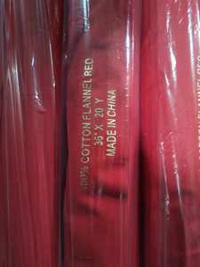 Распродажа: 100% хлопок, окрашенный, 24*13, 42*44, 36/36 дюймов, 22 ярда в рулоне, красно-белый хлопковый фланелевый материал из Саудовской Аравии для салфеток для уборки - Product Image 2