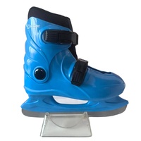 Patins à glace durables avec logo personnalisé, coque rigide, doublure lavable, pour la location sur patinoire estivale et hivernale, lames en acier inoxydable