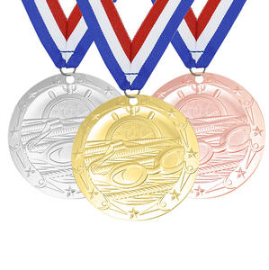 Medallas de Natación Profesionales PIN PIN, Metal Duradero, Grabado con Relieve, Chapado en Oro/Plata/Bronce, Impresión Tipográfica - Product Image 1