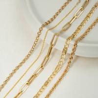 Chaînes en or massif pur MaiYi populaires 9k/10k/14/18k, bijoux pour femmes et hommes