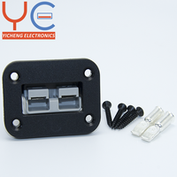 Connecteur rapide 50A à montage sur panneau pour boîte à batterie de bateau, camping-car, bus, chariot élévateur avec boulon et bornes