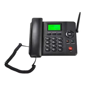 Telepon nirkabel GSM, dengan kartu SIM ganda berkabel telepon dengan Speakerphone dan ID pemanggil/panggilan menunggu telepon F602