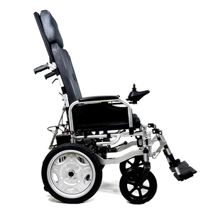 Silla <span class=keywords><strong>de</strong></span> <span class=keywords><strong>ruedas</strong></span> eléctrica ligera plegable motorizada inteligente todoterreno moderna 2024 para ancianos discapacitados - Product Image 5