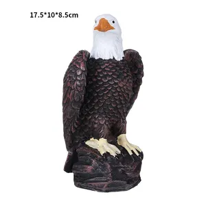Statue d'Aigle Chauve Américain en Résine en Gros, Sculpture Animale, <span class=keywords><strong>Figurine</strong></span> de Faucon pour Décoration de Jardin, Extérieur, Patio, Cour, Allée - Product Image 6