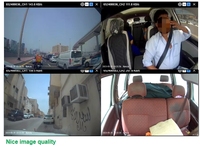 2ch 1080p sans fil Dash Cam prise en charge 4G WIFI téléphone mobile APP pour Taxi Bus camion voiture caméra AI Dms fonction optionnelle voiture Dash Cam