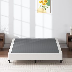 Base <span class=keywords><strong>de</strong></span> Cama Metálica <span class=keywords><strong>de</strong></span> Alta Resistencia y Calidad Premium con <span class=keywords><strong>Láminas</strong></span> <span class=keywords><strong>de</strong></span> Acero Duraderas y Diseño Silencioso para Apartamentos <span class=keywords><strong>de</strong></span> Alquiler - Product Image 4