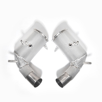 Downpipe Catalítico de Alto Flujo de 200 Celdas de Grado de Competición para Porsche 992 Carrera S 3.0T, Mejora de Rendimiento del Escape Deportivo