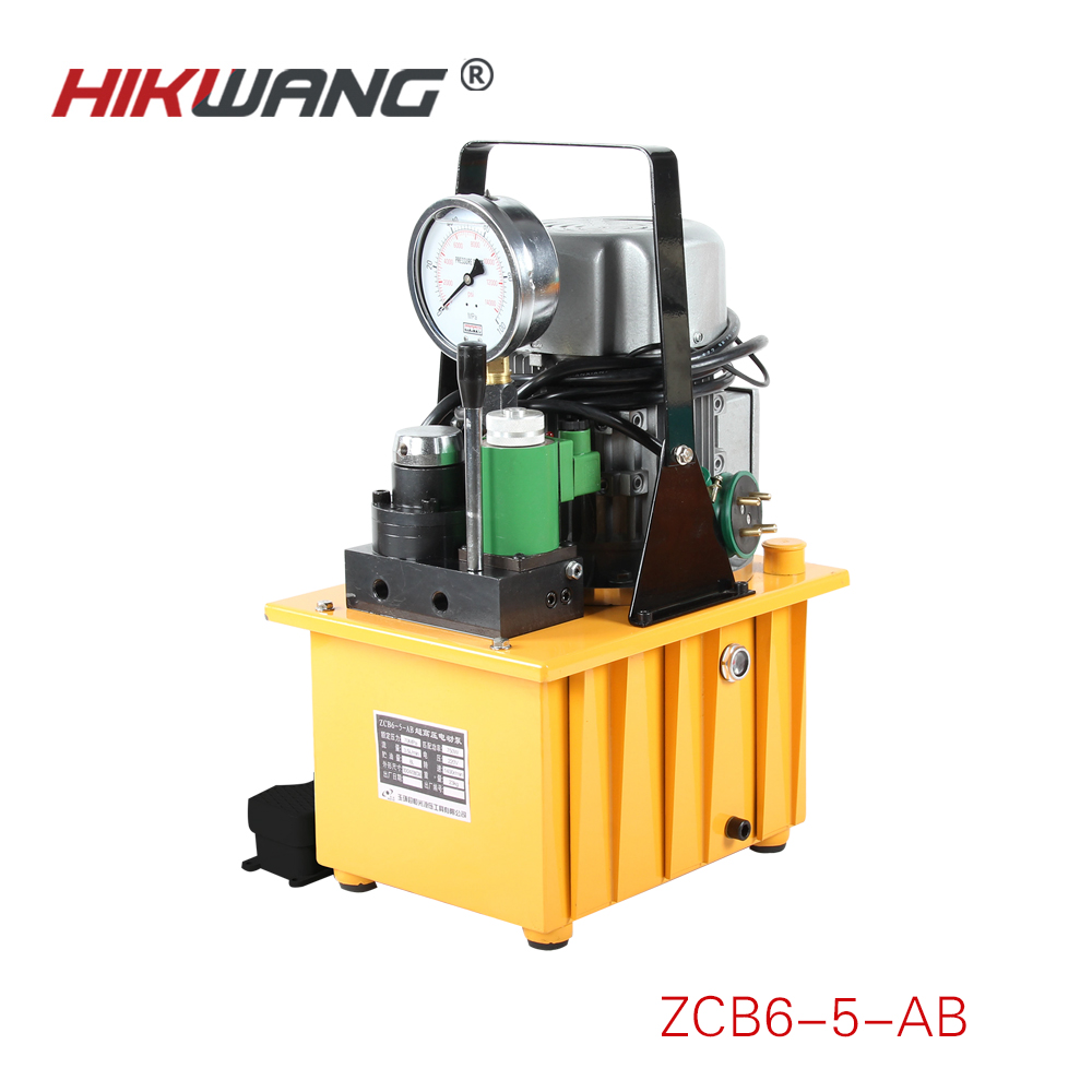 hydraulic pump with electric motor