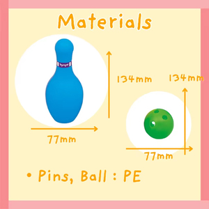 ชุดของเล่นพินโบว์ลิ่งขนาดเล็กสีสดใสของเล่นเด็กเพื่อการศึกษากีฬาสำหรับเด็กอายุ3 + ผลิตในประเทศจีน - Product Image 4