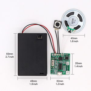 Mini grabadora de voz <span class=keywords><strong>USB</strong></span> MP3, módulo de música programable para caja de regalo, precio de fábrica - Product Image 2