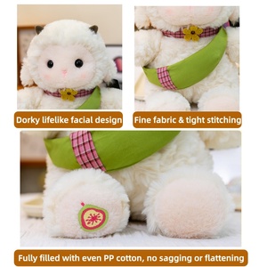 Peluche de Cordero Adorable al por Mayor, Oveja Realista de Peluche, Muñeco Suave de Apoyo Emocional, Compañero para Dormir, Regalo para Niños - Product Image 3