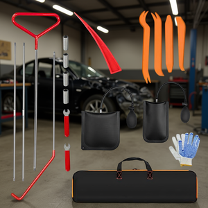 Retractor de ruedas de acero manual ProMech de 66 pulgadas, herramienta de desmontaje de automóviles con bolsa de almacenamiento para reparación de vehículos - Product Image 2