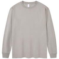 Pull-over à manches longues pour hommes en coton peigné personnalisé OEM Produit de Offre Spéciale OEM