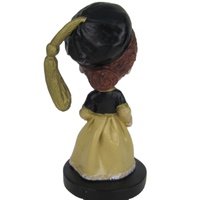 Poupées bobblehead personnalisées en polyrésine, peintes à la main, écologiques, représentant des femmes célèbres britanniques