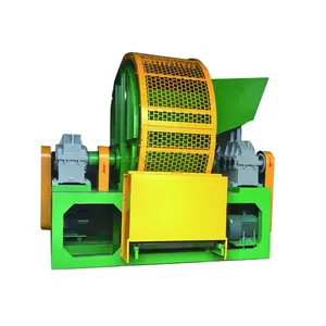 Industrial Heavy Duty Tyre Rubber Recycling Crusher Whole Truck Tire Waste Radial Tire Shredder Machine