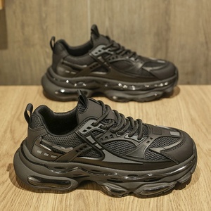Zapatos Deportivos de Moda para Hombre, Transpirables, Ligeros, con Cordones, a Rayas, con Plataforma, Antideslizantes, Blancos, para Correr - Product Image 3
