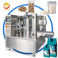 Machine d'emballage rotative ORME pour sachets préformés Doypack, pour aliments pour animaux, avec injection de gaz azote