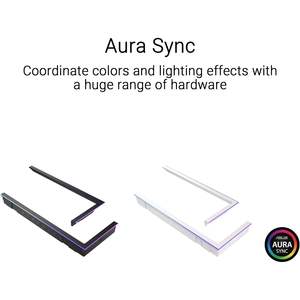 Kit de Iluminación ARGB Tuf Gaming GT502 Serie Horizon Negro, 2 Marcos Exteriores, Iluminación Vibrante, Compatible con Aura Sync - Product Image 2