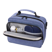 Sac de rangement des fournitures médicales, multifonctionnel, en plastique transparent, anti-allergie, anti-diabète