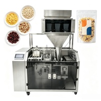 Machine d'emballage automatique Doypack pour bonbons mous aux noix de cajou, aliments pour chiens, snacks séchés, machine d'emballage de sachets préformés à fermeture éclair