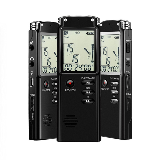 Digital Voice Recorder T60 with 32GB Memory Professional Dictaphone Digital Audio Recorder With VOR Function Support MP3 Playing