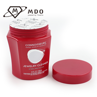 Solution de nettoyage pour bijoux de 236 ml avec panier à brosse, solution de polissage pour or et argent, solution de nettoyage liquide pour bijoux