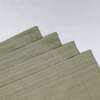 Chine prix pas cher recyclé 55x95cm 50 grammes sacs en polypropylène vert pour débris de Construction bâtiment déchets sable
