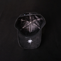 Gorro de Béisbol de Diseño de Lujo de 5 Paneles, Bordado 3D Personalizado con Pedrería, Logotipo Exclusivo Personalizado, Forro de Satén, Gamuza