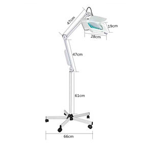 5X <strong>Magnifier</strong> Desk Lamp Hands-free Loupe <strong>Flexible</strong> Magnifying Glass ESD Magnifying Lamp - Product Image 3