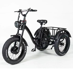 Triciclo Eléctrico de 750W con Motor, 48V, Neumáticos Anchos, para Adultos, con Cesta - Product Image 3