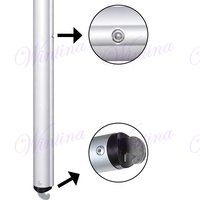 2 Soportes Profesionales Modernos y Elegantes de Aluminio para Telones de Fondo, de 10 a 18 Pulgadas, Kit de Soportes de Tubo para Telones de Fondo con Marco Doble