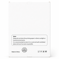Kertas Thermal Lipat A4 Xprinter Bebas BPA 100 Lembar untuk Printer Thermal Portabel