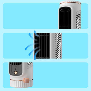 Tragbarer batterie betriebener schaufel loser Turm ventilator Desktop-Lüfter im Klimaanlagen stil mit Tastens teuerung für den Außenbereich von Wohnmobilen - Product Image 5