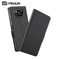 Casing Ponsel Penutup Lipat Kulit Penjualan Terbaik Baru untuk Xiaomi Poco X3 Dompet Slot Kartu NFC Casing Kulit Pu