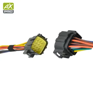 Automotive signal transmission wire harness 368047-1/368050-1 16P waterproof cables with plug Signal Cable