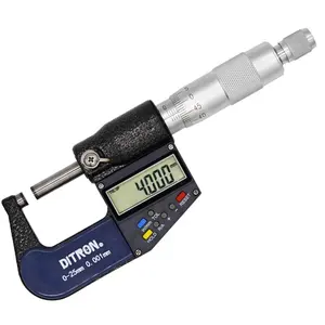 Dijital mikrometre 0.001mm 0-25mm elektronik dış mikrometre kumpas ile ölçek hattı mikrometre göstergesi ölçme aracı
