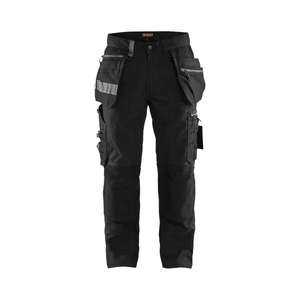 BLAKLADER - 159013439900D112 Pantalones artesanos con elástico Black - EAN 7330509622056 PANTALONES DE TRABAJO DE CARGO - Product Image 1