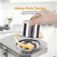 Machine à décortiquer le maïs frais en acier inoxydable électrique |   Décortiqueur de maïs doux pour la cuisine et la transformation alimentaire
