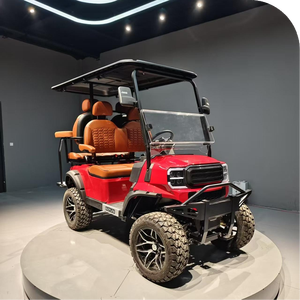 รถกอล์ฟไฟฟ้ายก2 + 2ที่นั่งรถกอล์ฟออฟโรด - Product Image 4